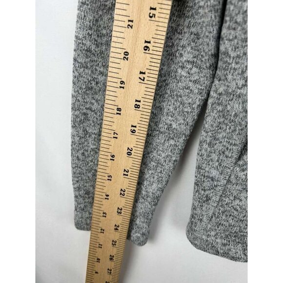 The North Face Women's Medium Crescent Knit Fleece Full Zip Jacket Heather Gray - Picture 6 of 12